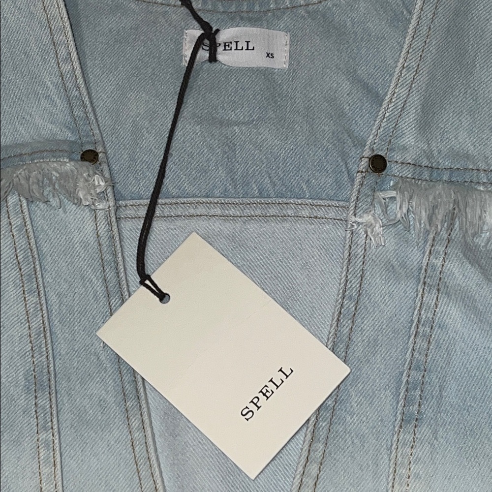 NWTS SPELL DAYDREAMER DENIM VEST - Picture 15 of 17